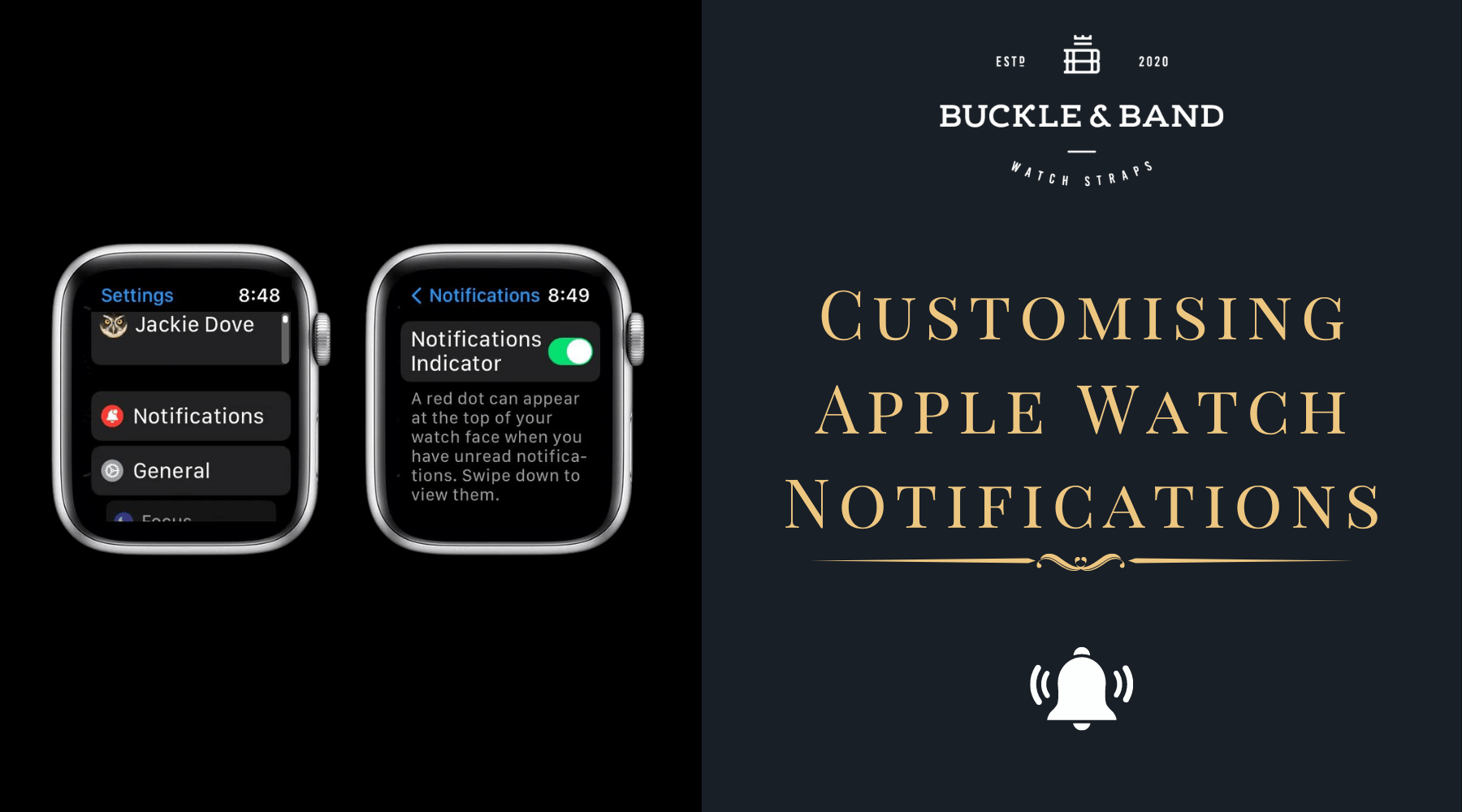 Customising your Apple Watch notifications - Buckle and Band