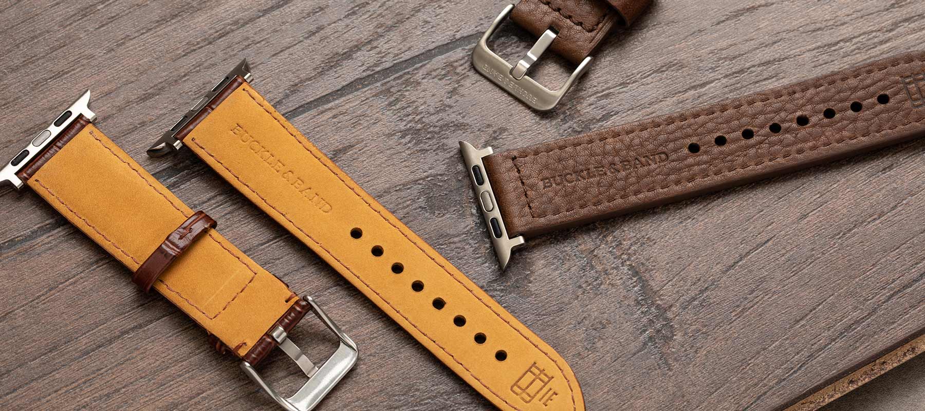 Buckle and Band leather Apple Watch Straps