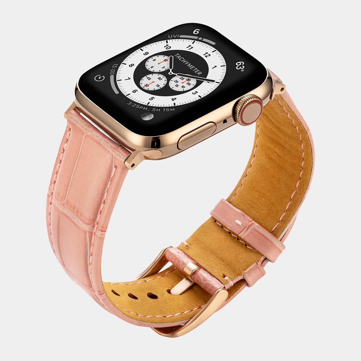 Miam Apple Watch Strap - Pink - Buckle & Band - MIA-38-PIN-GL