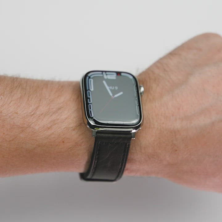 Lond luxury leather Apple Watch Strap Band