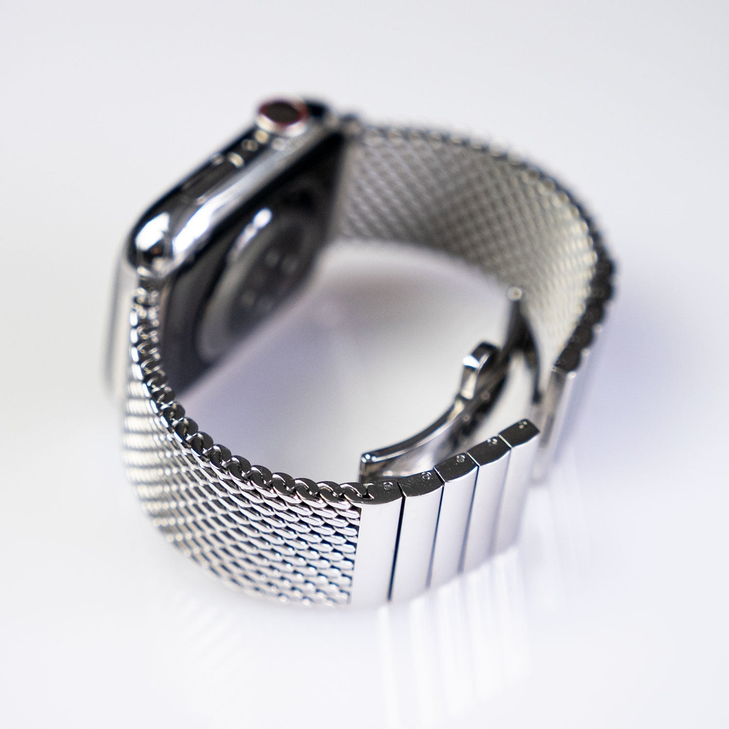 Ex-Display Milanese Stainless Steel Luxury Apple Watch Strap - Buckle and Band - SLS-38-SM-SI