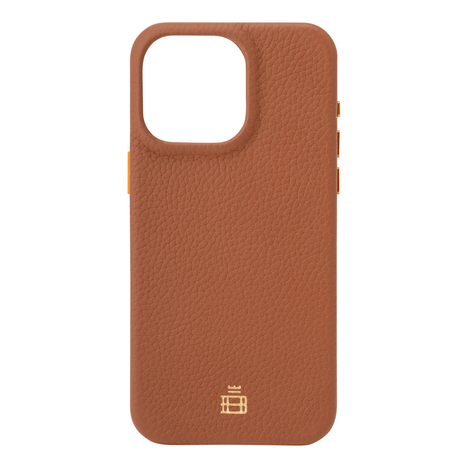 iPhone Case | Luxury Leather 15 and 15 Pro - Buckle and Band - IP-15P-BRN-01