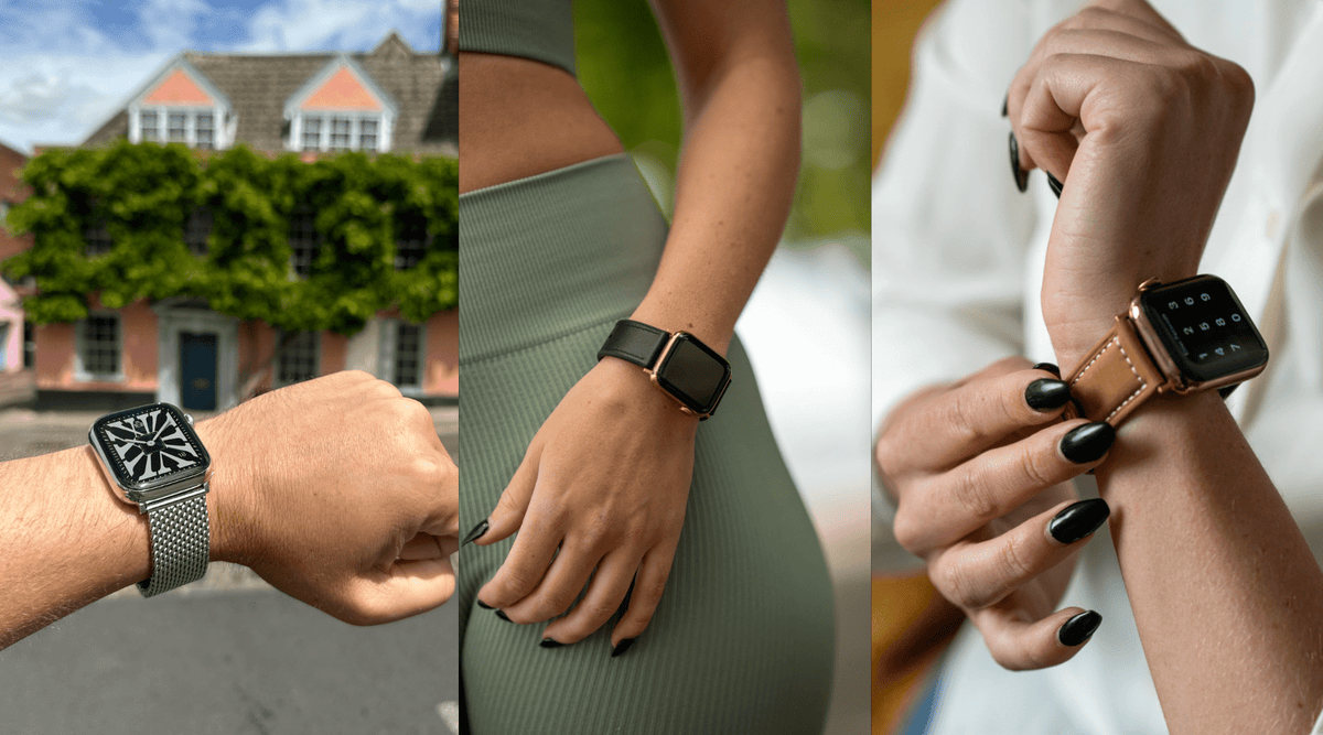 fitness tracker wristband comfort comparison silicone metal