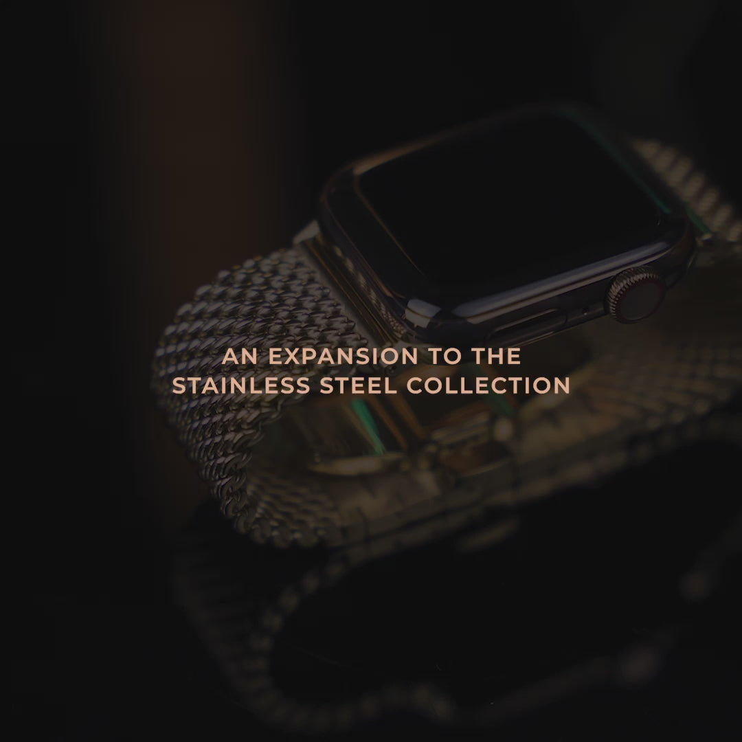 Gold Milanese Apple Watch Strap