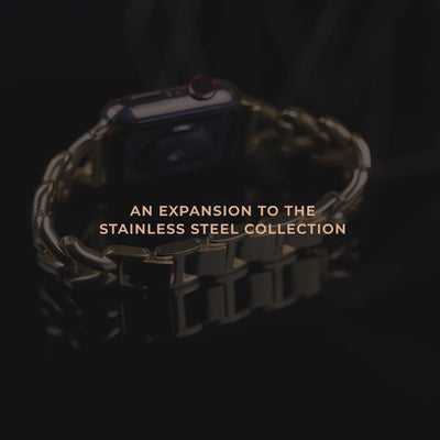 Gold Heart Apple Watch Strap