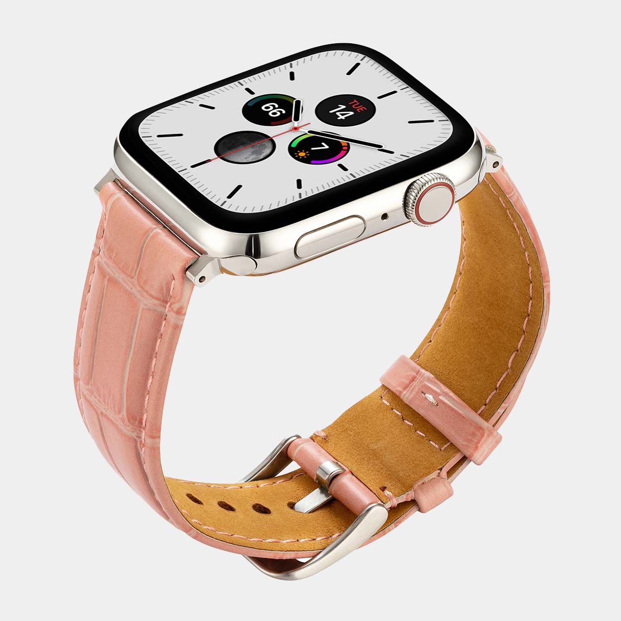 Miam Apple Watch Strap - Pink - Buckle & Band - MIA-38-PIN-SI
