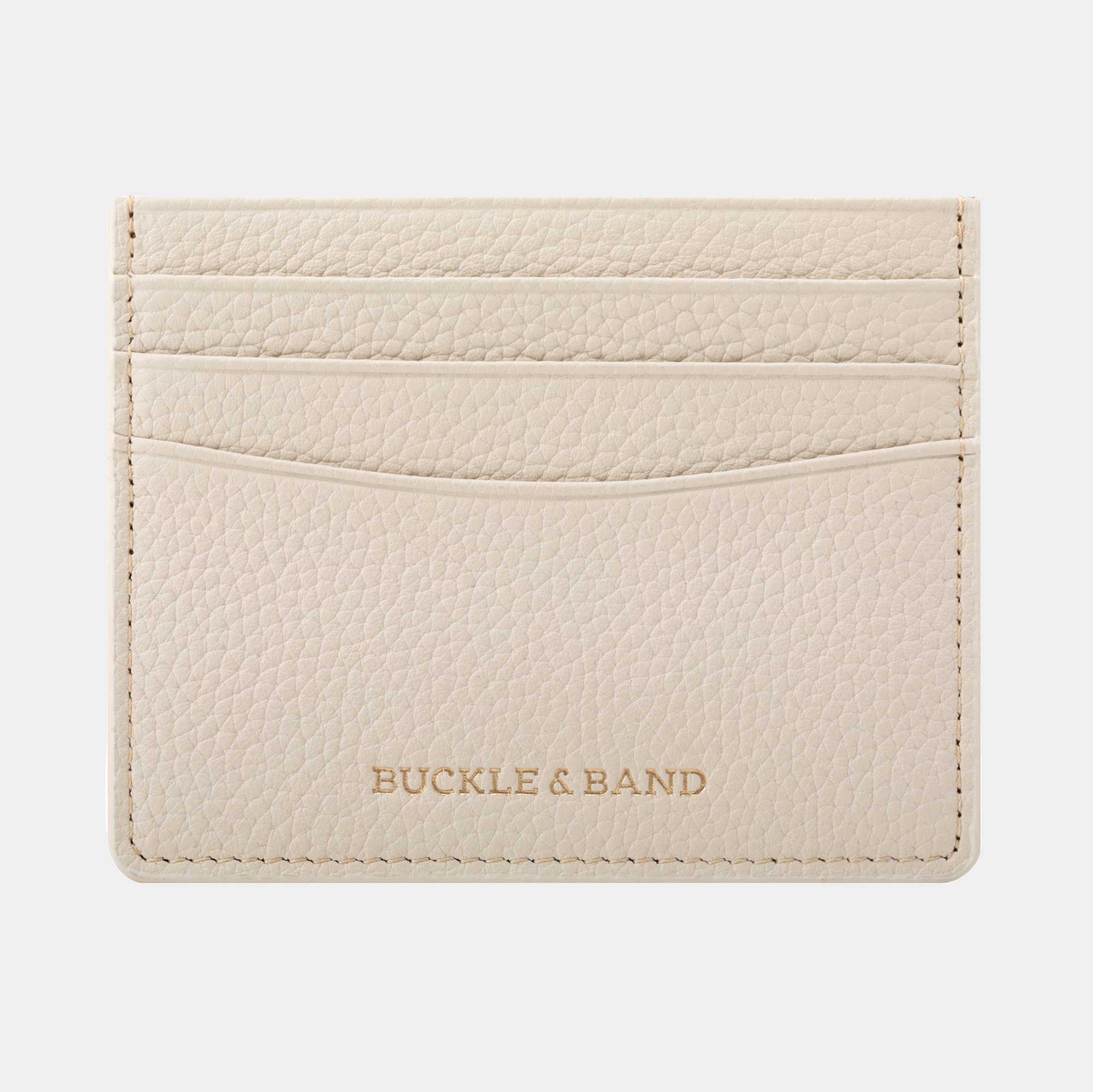 Emerald Green Leather Card Wallet - Buckle and Band - CH-6-CRM-01