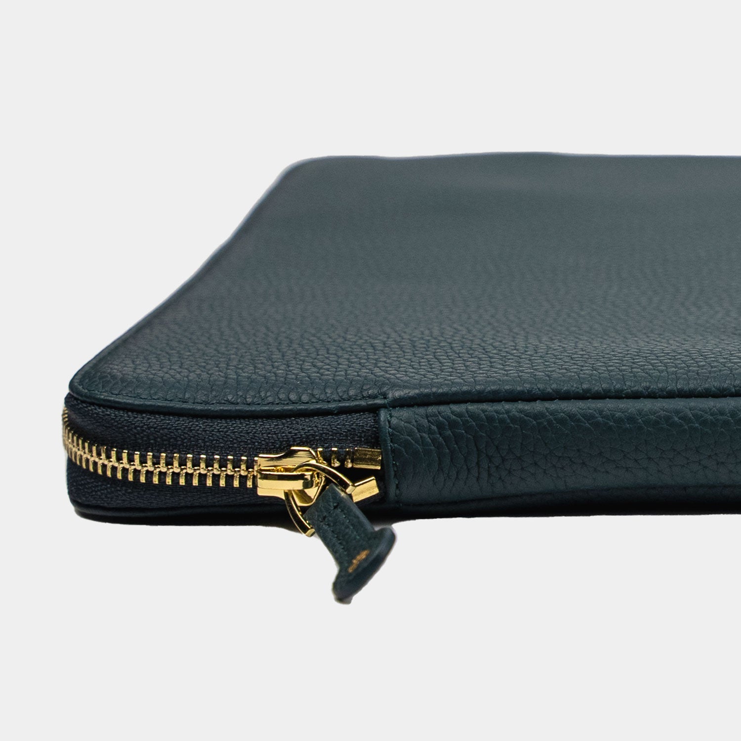 Emerald Green Leather MacBook Pro Laptop Case 13", 14", 16" - Buckle and Band - 14-MBC-GRN-01