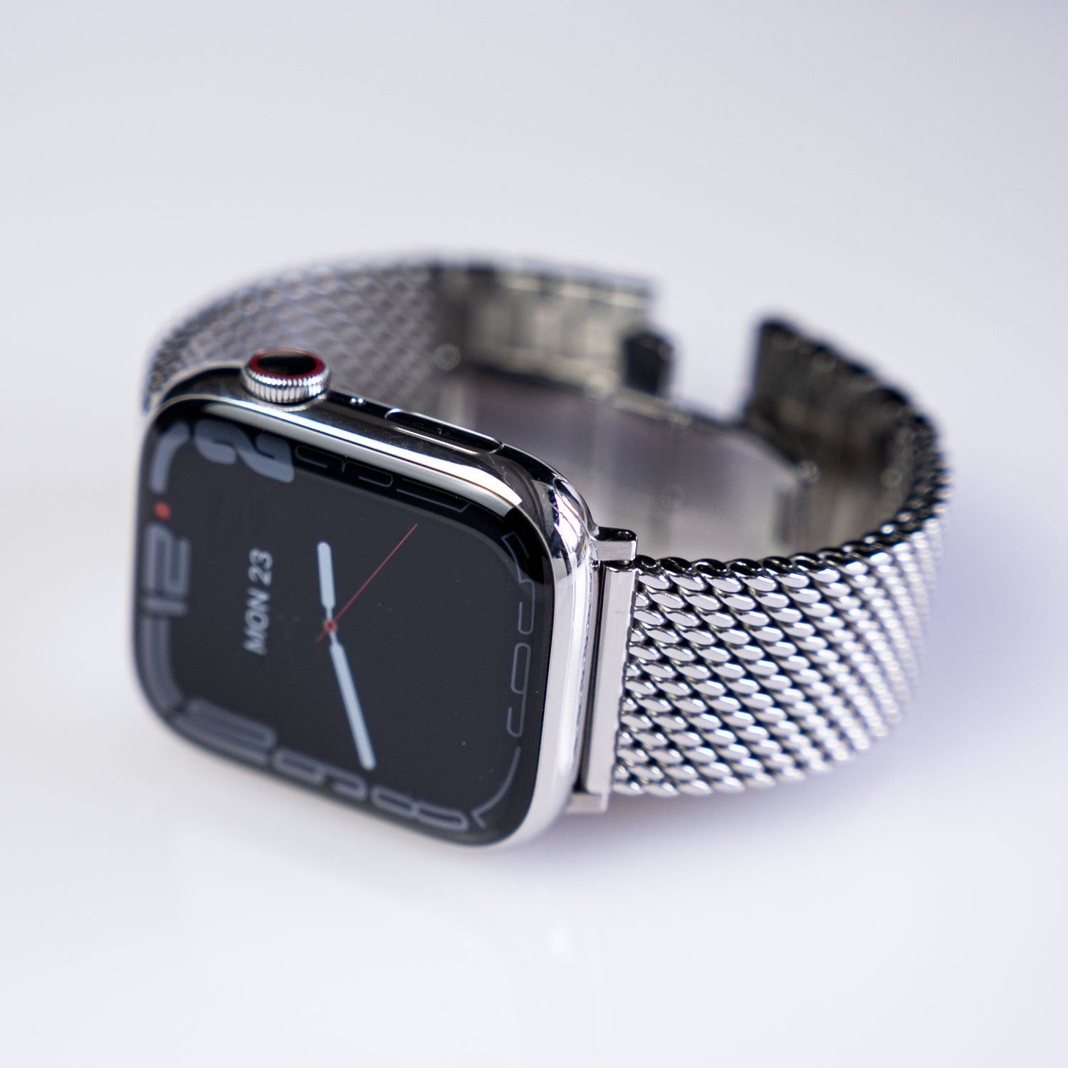 Ex-Display Milanese Stainless Steel Luxury Apple Watch Strap - Buckle and Band - SLS-38-SM-SI