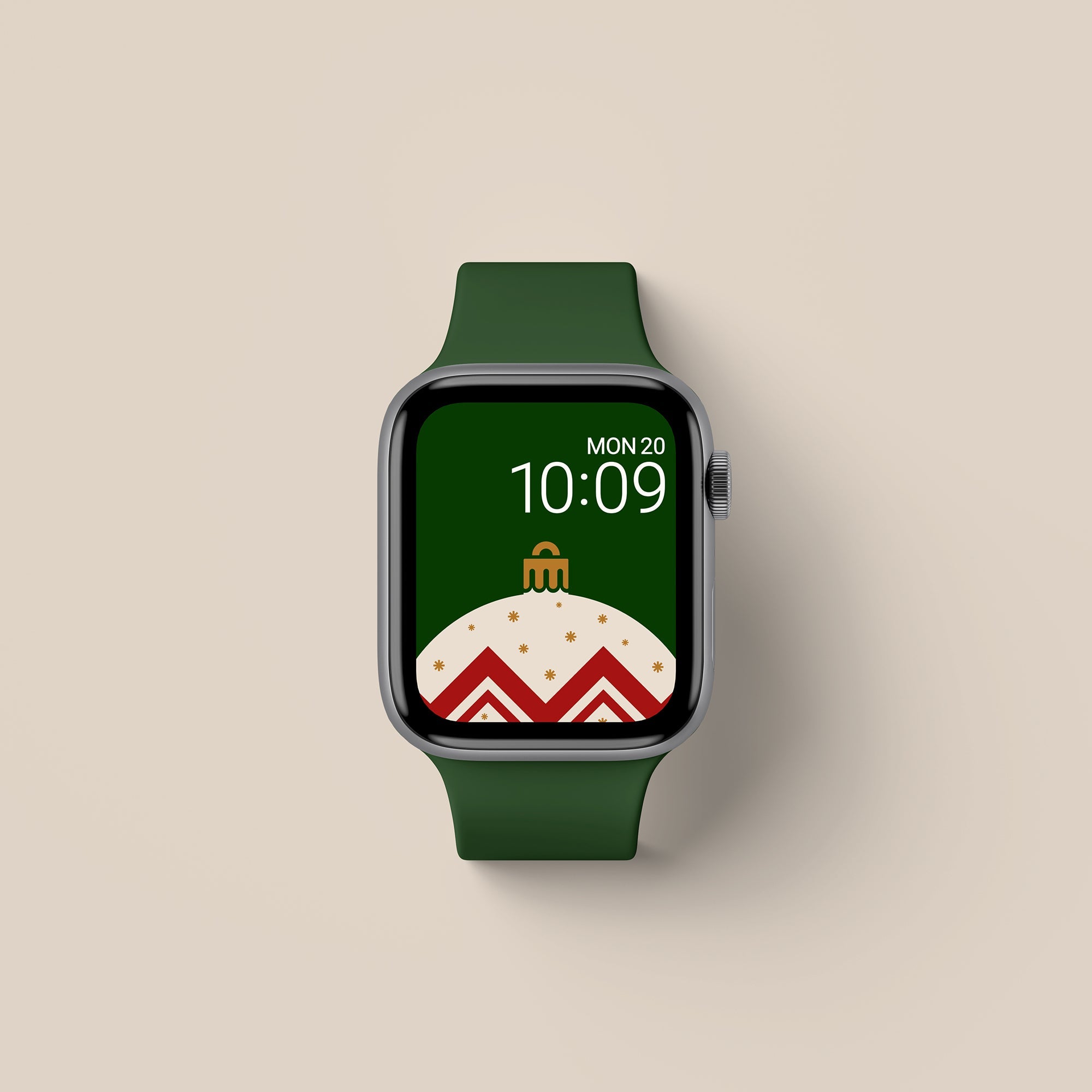 Festive Apple Watch Wallpapers (4 Pack) - Buckle and Band - FEST-CL