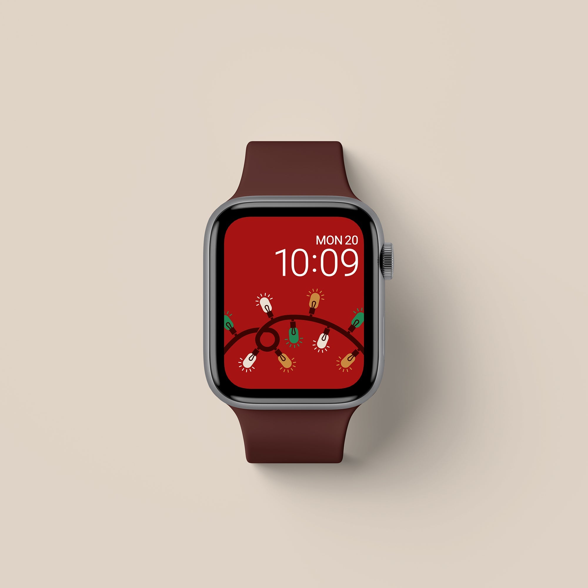 Festive Apple Watch Wallpapers (4 Pack) - Buckle and Band - FEST-CL
