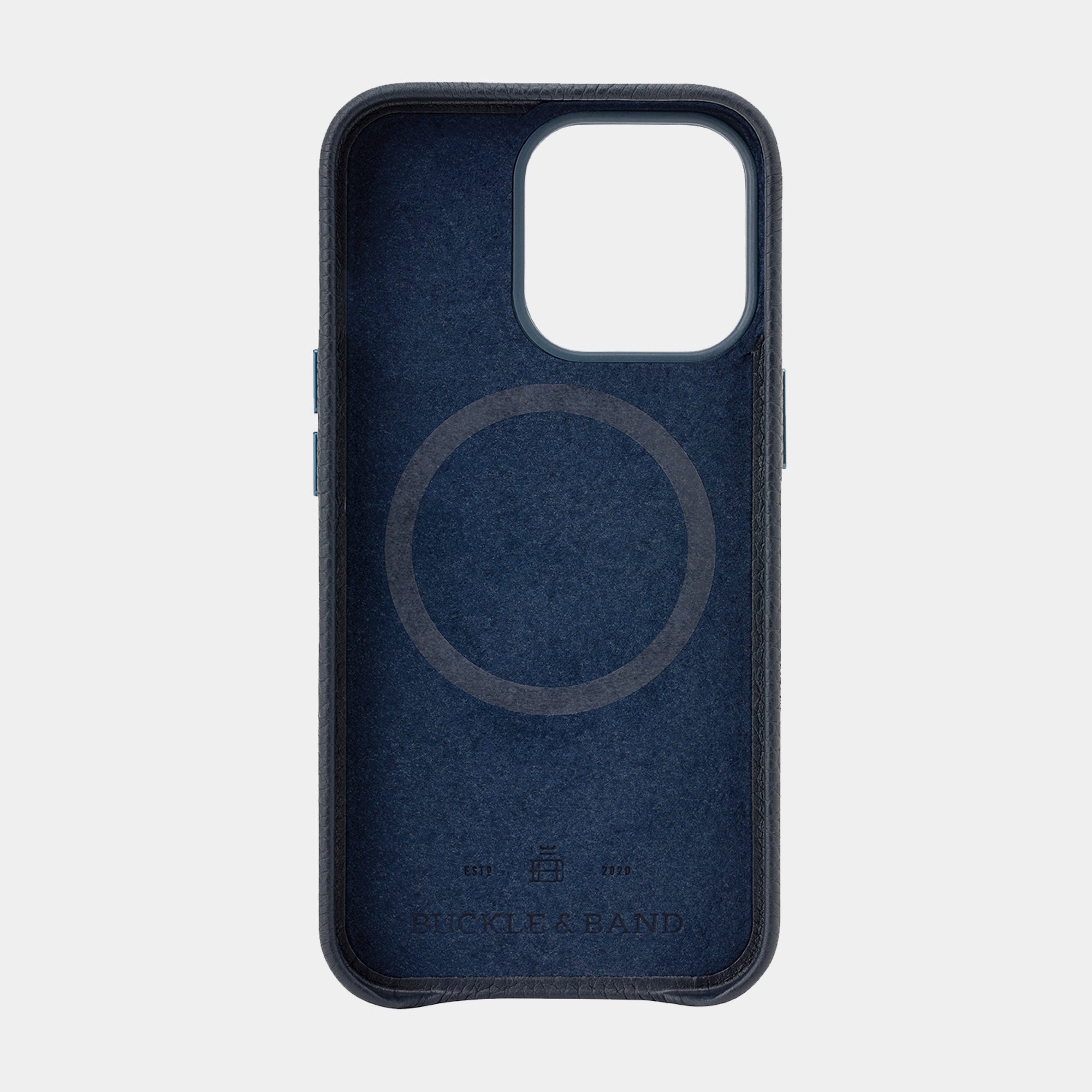 iPhone Case (13 Pro or Pro Max) - Buckle and Band - IP-13P-BLU-01