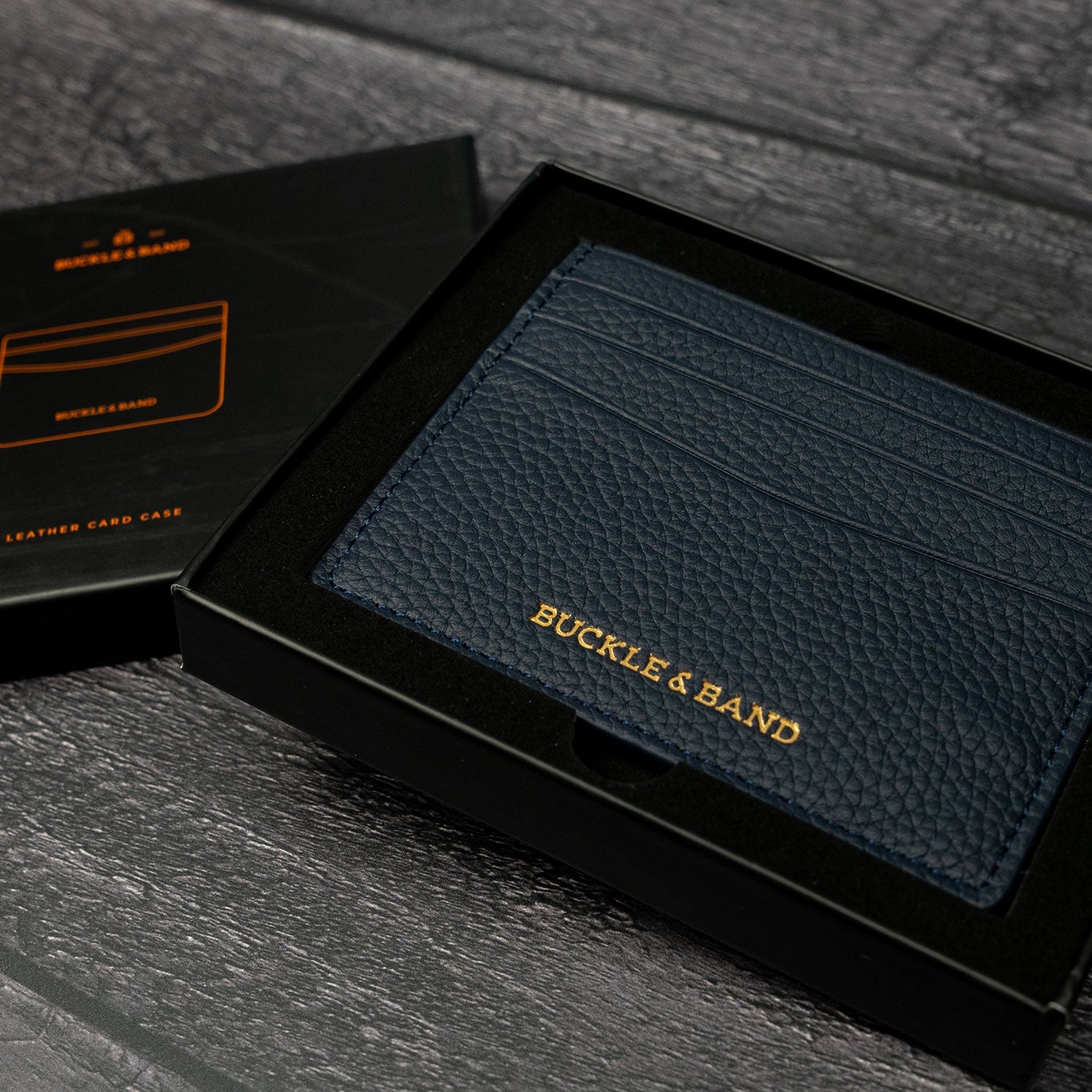 Leather Card Wallet - Buckle and Band - CH-6-CRM-01